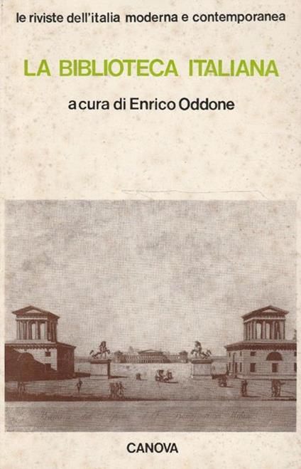 La biblioteca italiana - copertina
