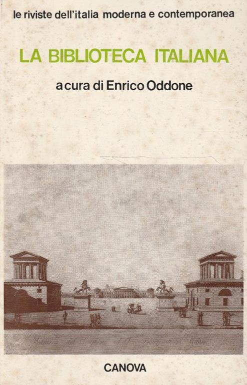 La biblioteca italiana - copertina