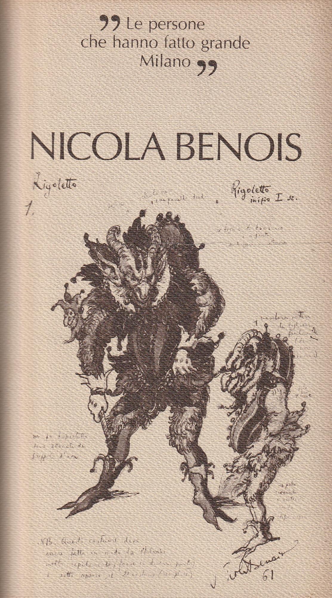 "Le persone che hanno fatto grande Milano" Nicola Benois