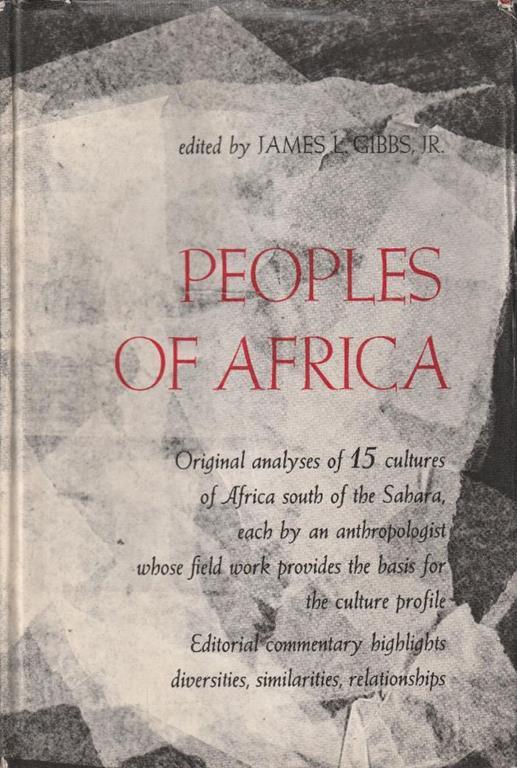 Peoples of Africa - copertina