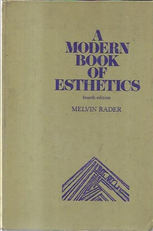 A modern book of esthetics: An antology - copertina