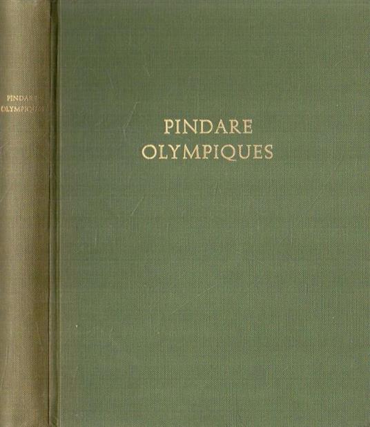 Olympiques - Pindaro - copertina