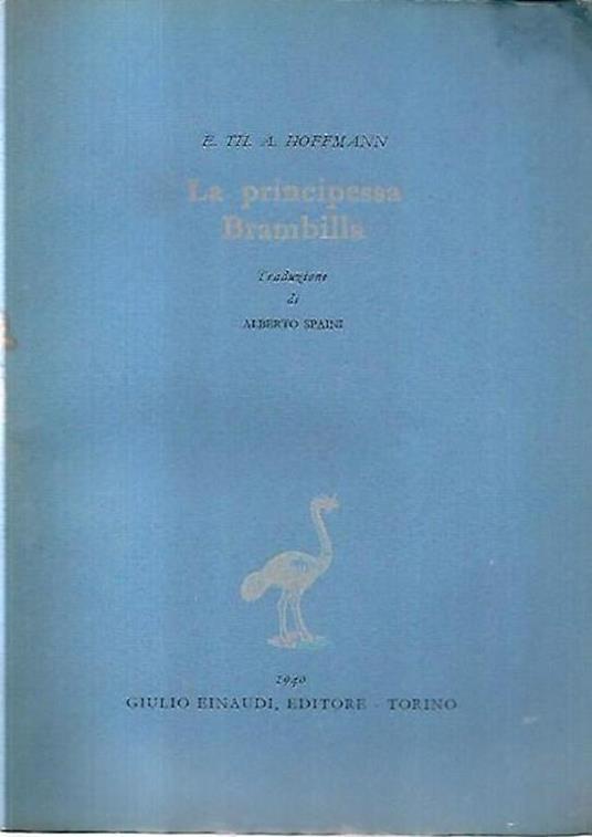 La principessa Brambilla - Ernst T. Hoffmann - copertina