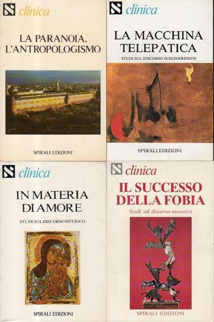 Scritti di nosologia e tecnica psicanalitica (4 volumi) - copertina