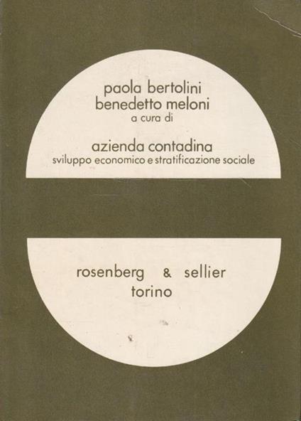 Azienda contadina, sviluppo economico e stratificazione sociale - copertina