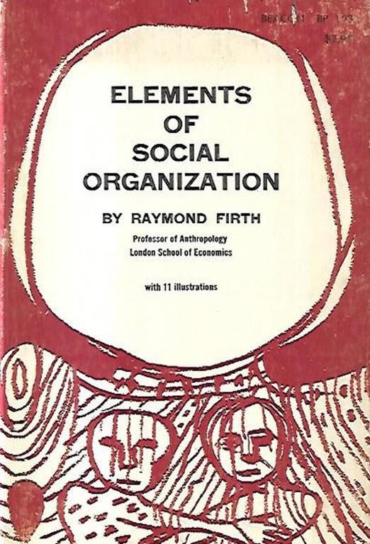 Elements of social organization - Raymond Firth - copertina