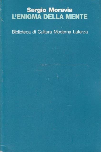 L' enigma della mente - Sergio Moravia - copertina