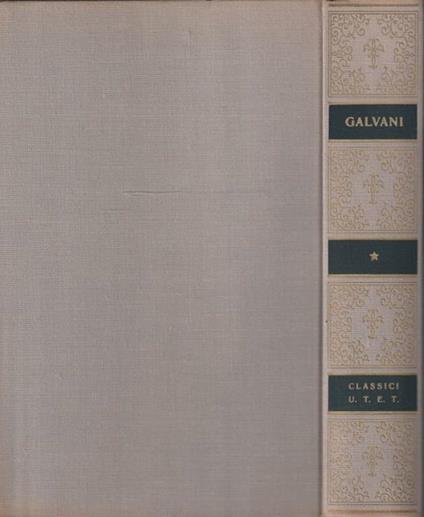 Opere scelte - Luigi Galvani - copertina