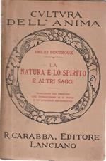 La Natura e lo Spirito e altri saggi