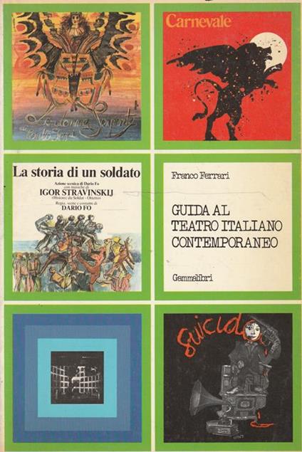 Guida al teatro italiano contemporaneo - F. Ferrario - copertina