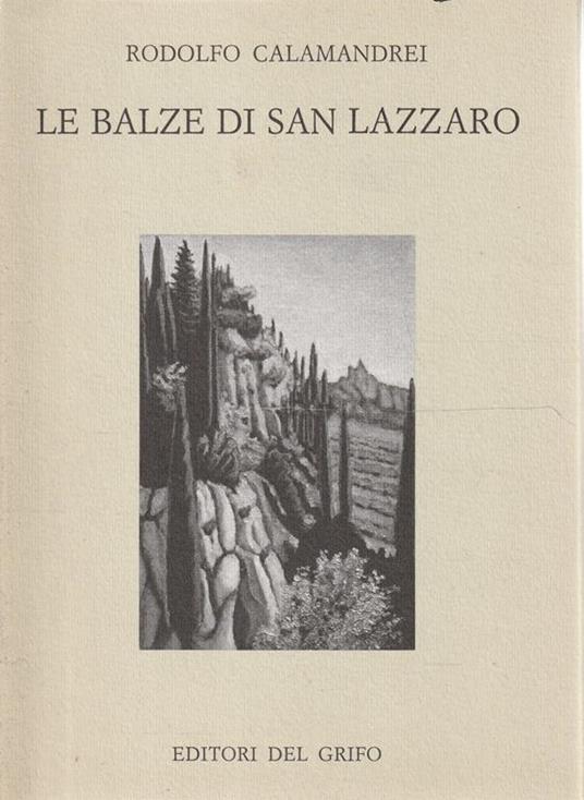 Le balze di San Lazzaro - Rodolfo Calamandrei - copertina