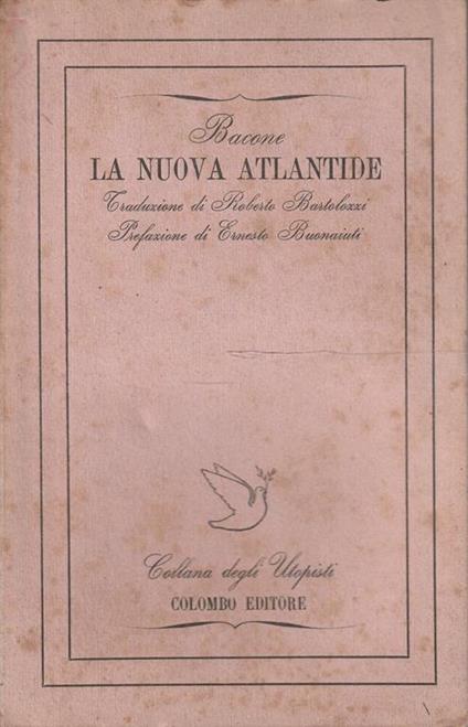 La Nuova Atlantide - Francesco Bacone - copertina