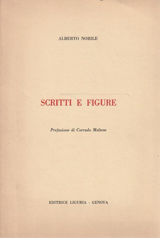 Scritti e figure - Alberta Nobile - copertina