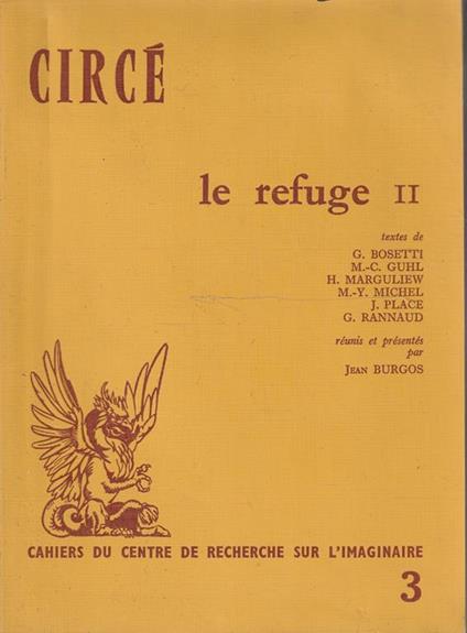 Le refuge 2 études et recherches réunies par Jean Burgos - copertina