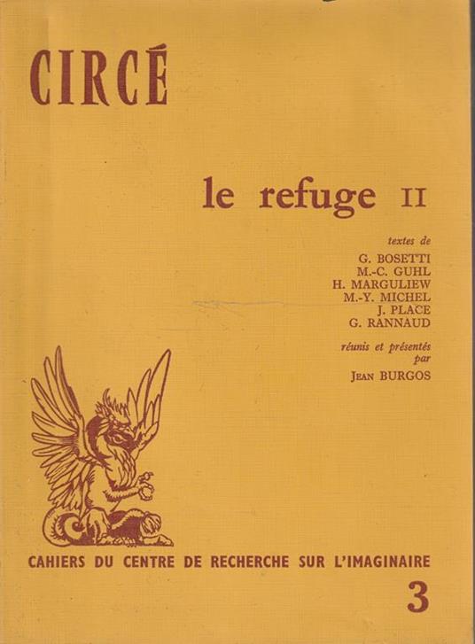 Le refuge 2 études et recherches réunies par Jean Burgos - copertina
