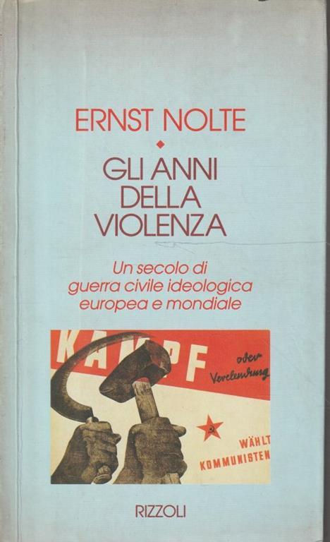 Gli anni della violenza - copertina