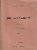 Sur la relativité par M. Paul Coudec