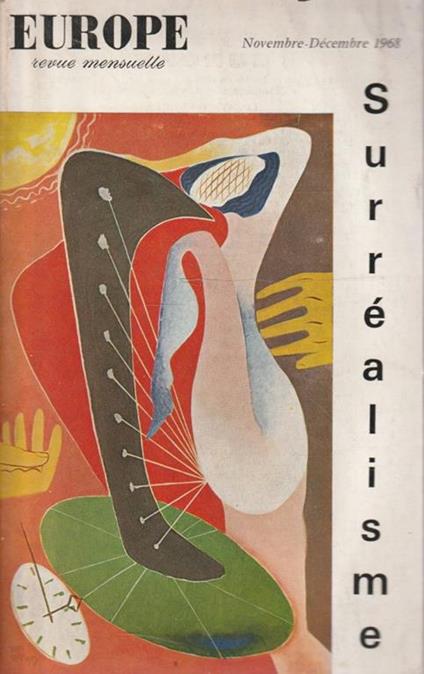 Europe revue mensuelle Novrebre-Décembre 1968 Surréalisme - copertina