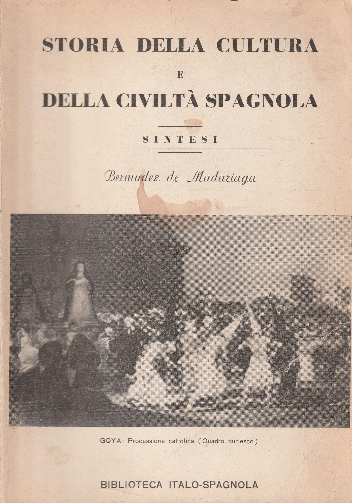 Storia della cultura e della civiltà spagnola (sintesi)