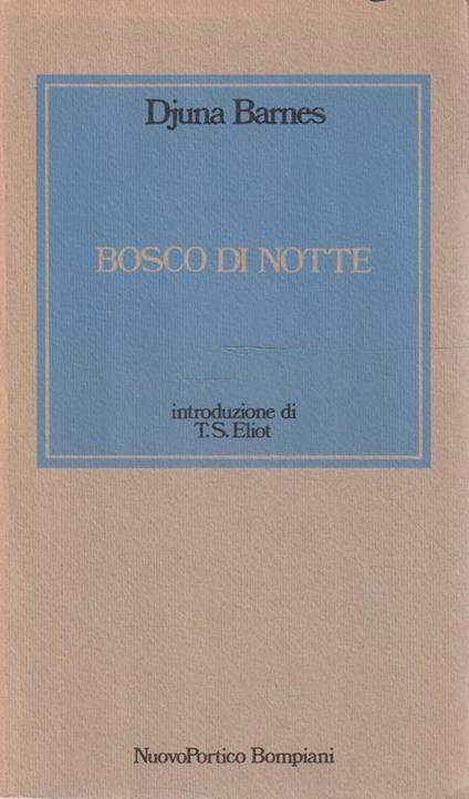 Bosco di notte - Djuna Barnes - copertina