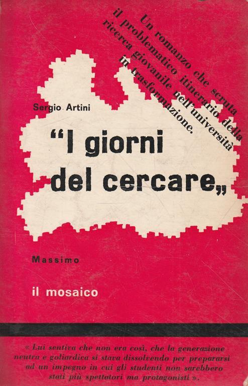 1° Edizione ! "I giorni del cercare" - Sergio Artini - copertina