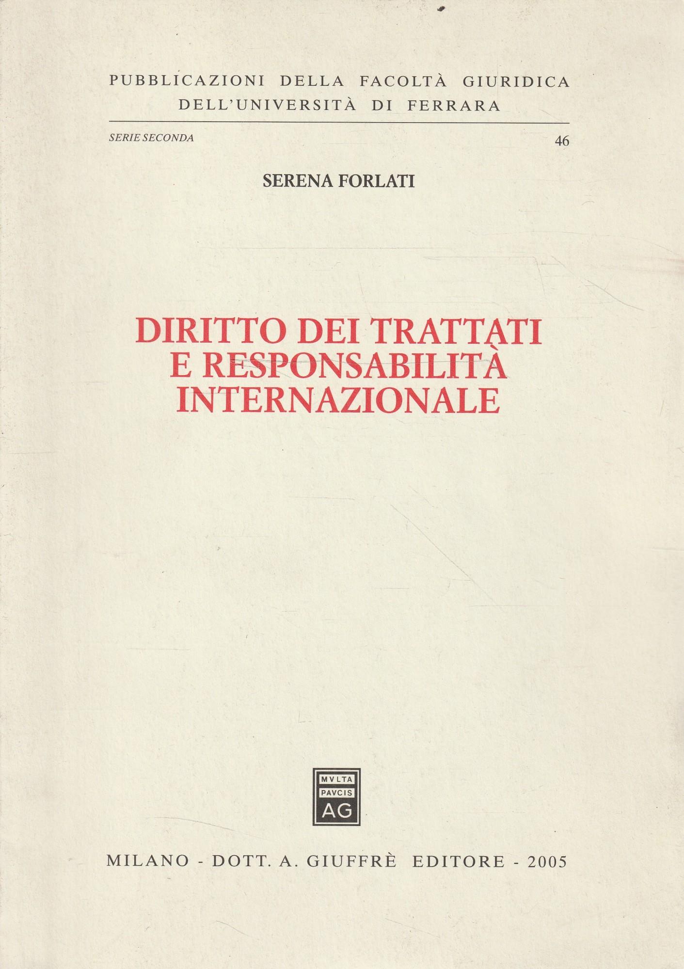Autografato! Diritto dei trattati e responsabilità internazionale