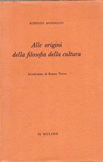 Alle origini della filosofia della cultura