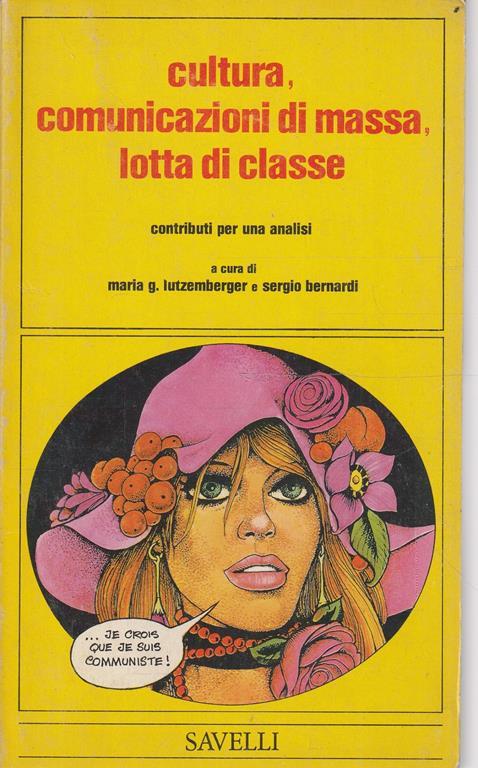 Cultura, comunicazione di massa, lotta di classe - copertina