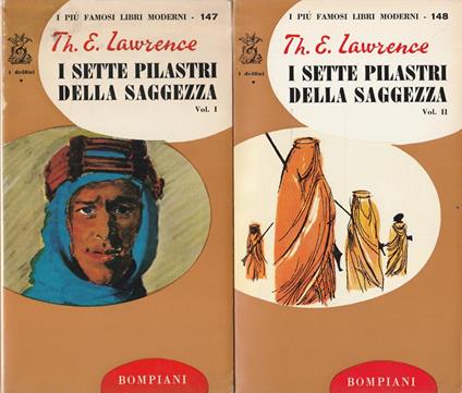 I sette pilastri della saggezza di Th. E. Lawrence Vol. 1 e 2 - T. E. Lawrence - copertina