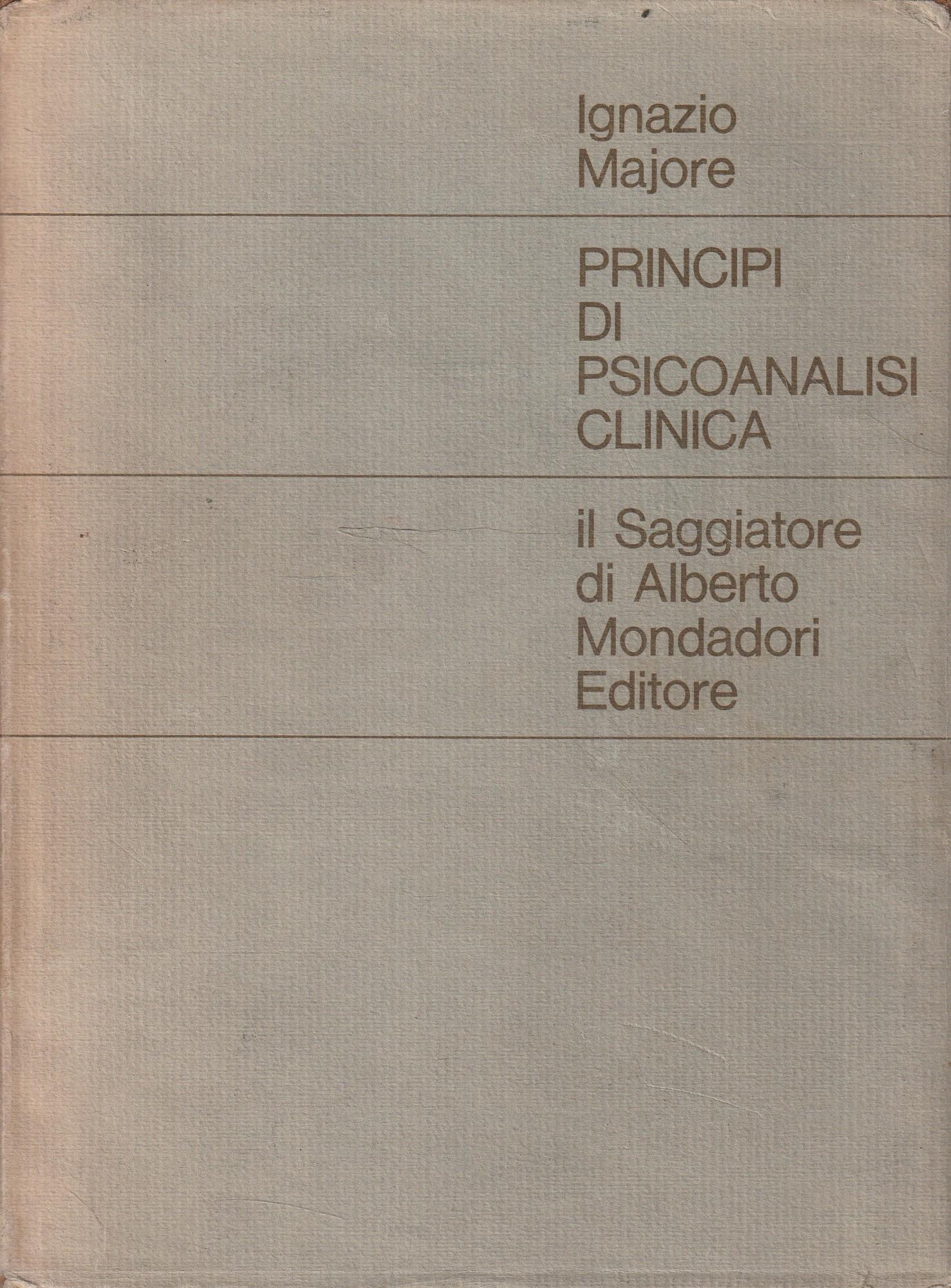 Principi di psicoanalisi clinica