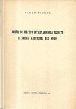 Norme di diritto internazionale privato e norme materiali del foro