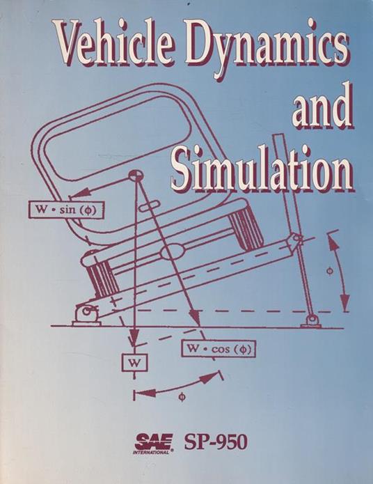 Vehicle Dynamics and Simulation SP-950 - copertina