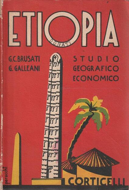 Etiopia. Studio Geografico-Economico - copertina
