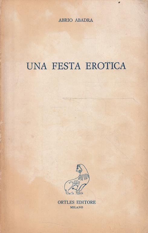 Una festa erotica di Abrio Abadra - copertina