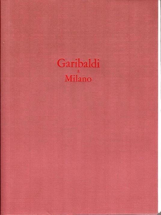 Garibaldi a Milano - copertina