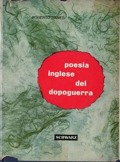 Poesia inglese del dopoguerra - Roberto Sanesi - copertina