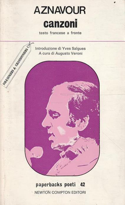 Canzoni di Charles Aznavour - copertina