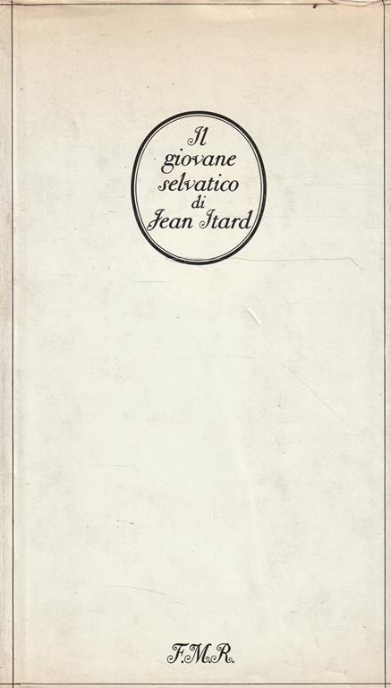 Il giovane selvatico - Jean Itard - copertina