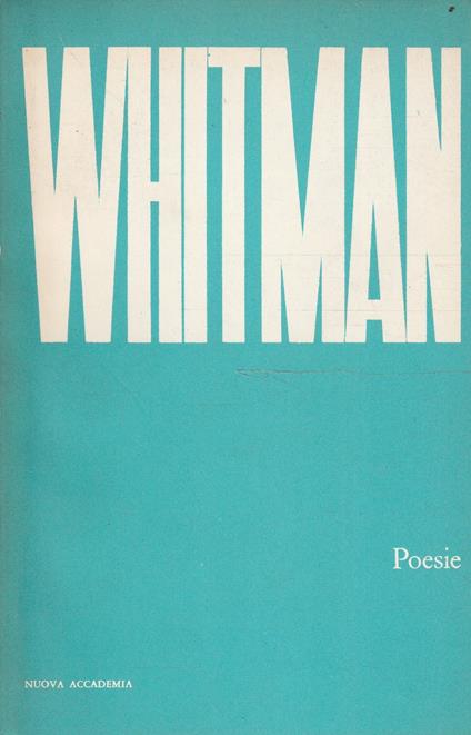 Poesie di Whitman - copertina
