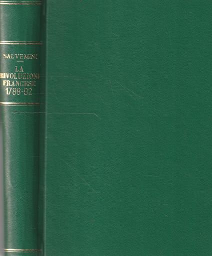 La Rivoluzione Francese (1788-1792) - copertina