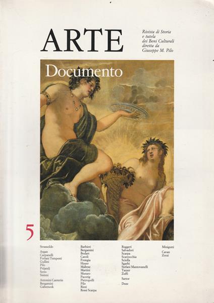 Arte - Documento - n.5 - copertina