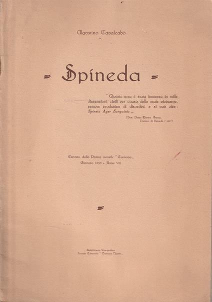 Spineda - copertina