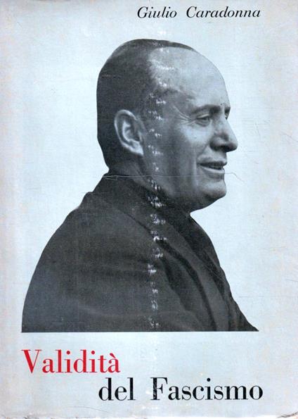 Validità del fascismo - copertina