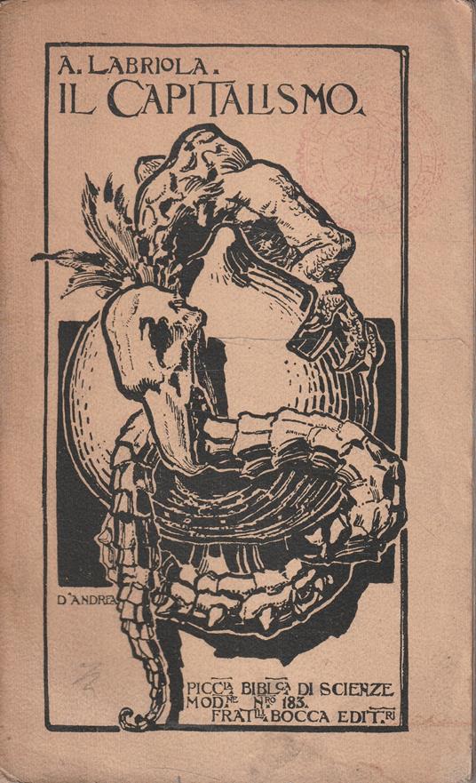Il capitalismo. Lineamenti storici - Arturo Labriola - copertina
