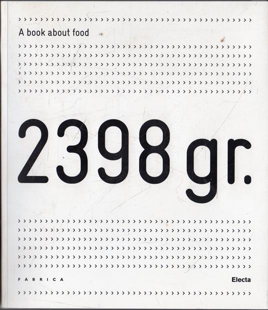 2398 gr. : a book about food - copertina