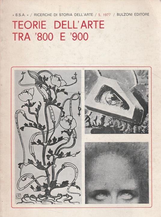 Teorie dell'arte tra '800 e '900 - copertina
