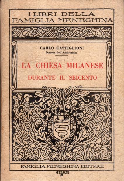 La chiesa milanese: durante il seicento - copertina