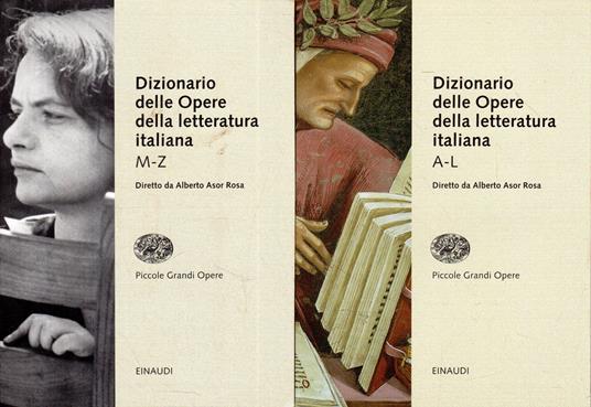 Dizionario delle Opere della letteratura italiana (2 vol.) - Alberto Asor Rosa - copertina