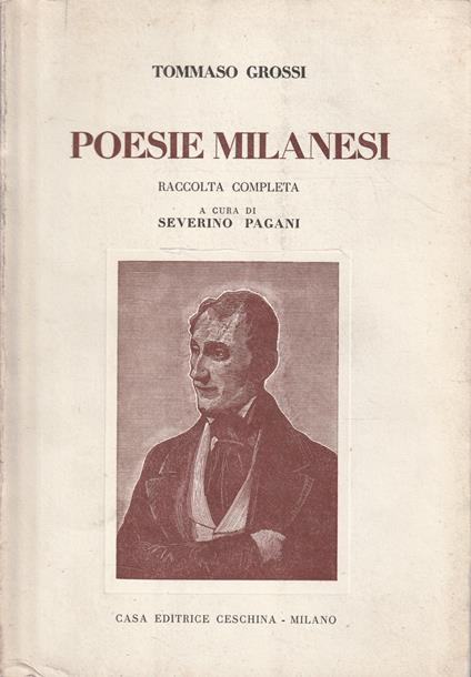 Poesie milanesi - Tommaso Grossi - copertina