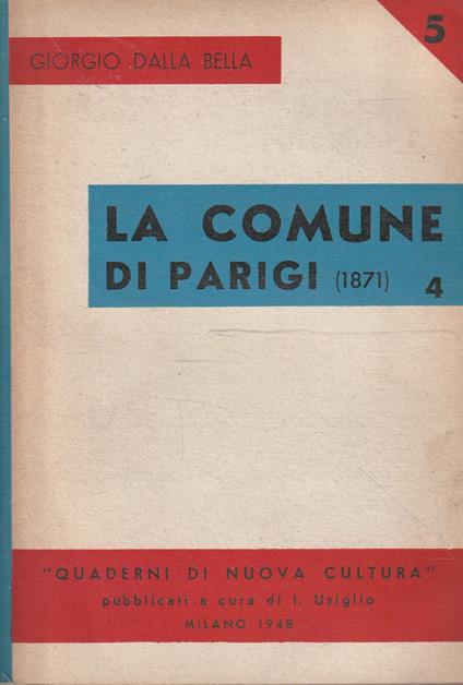 La comune di Parigi (1971) - copertina